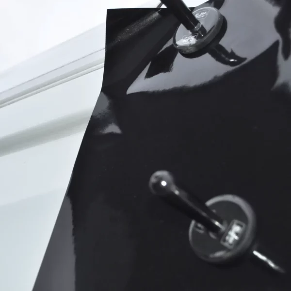 Black APS branded vehicle wrapping magnets are shown holding a wrap vinyl in position on the side of a van prior to removing the liner and sticking the film to the metallic surface.