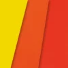 Avery Dennison 900 Fluorescent Series colour sign vinyls, laid side-by-side, from left to right: 900 Yellow, 900 Orange and 900 Red.