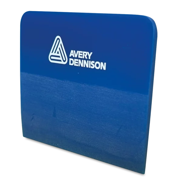 Avery Dennison PPF large blue rigid squeegee for installing Paint Protection Films.
