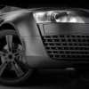 Brushed Black wrap vinyl from Avery Dennison's SWF range of wrapping films fully covers this modern Sports Utility Vehicle, transforming the attractive fine contours, shape and look of this car from great to AWESOME!