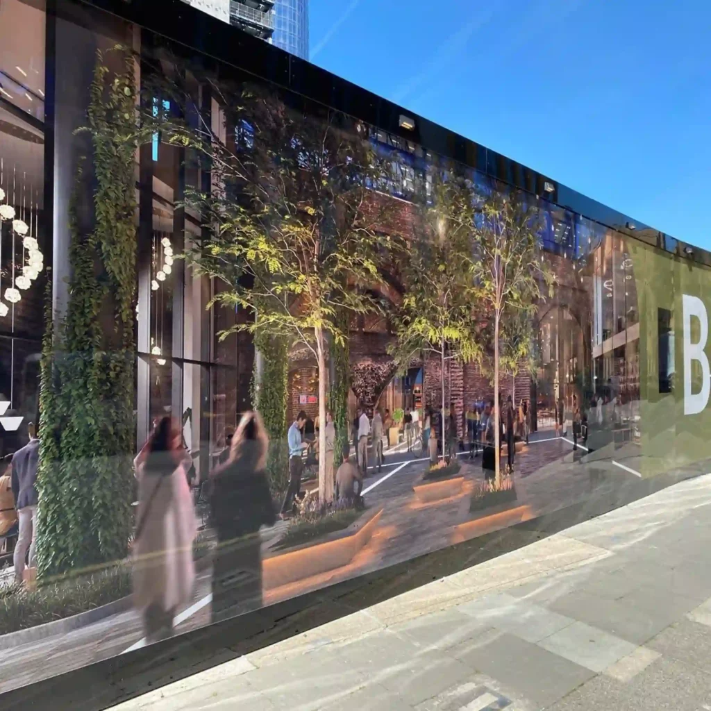 Wide-format printed advertising hoarding graphics using UV digital inks have been laminated with DigiGUARD print laminates because they offer a solution for protection of U.V. digitally printed graphics, and these print laminates can also be used universally to cover most ink types.