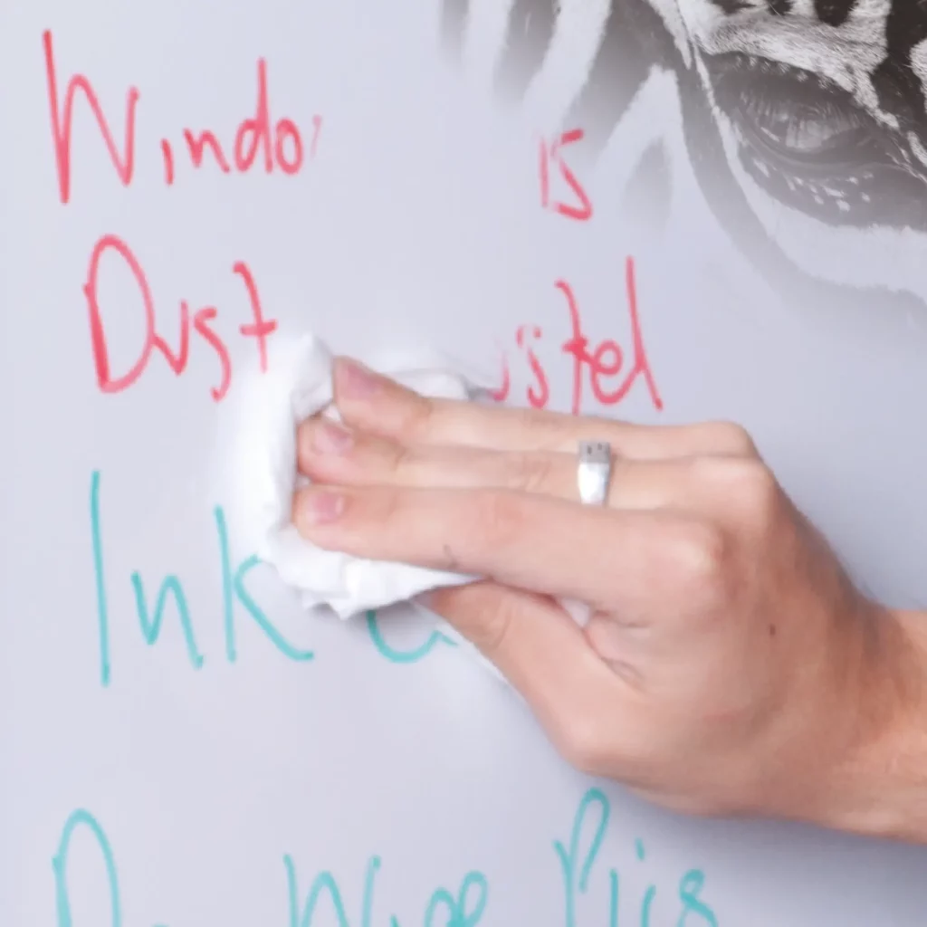 T26-P write-on, wipe-off whiteboard laminate film for dry-wipe noteboard, brainstorm and classroom applications.