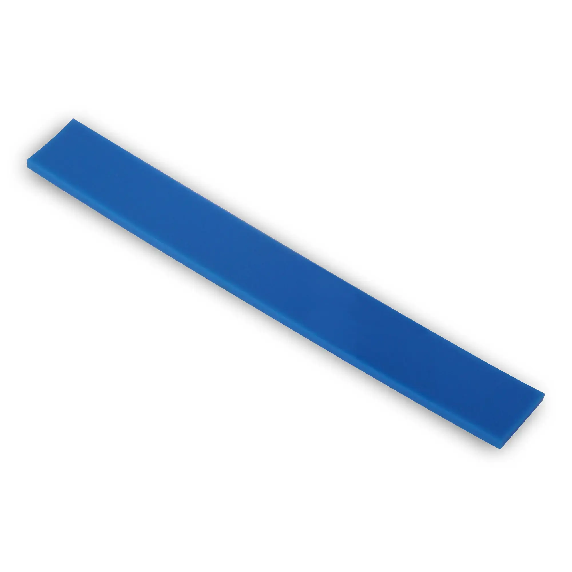 GT118-6 blue rubber refill strip for cleaning windows and applying graphics to glass. For the GT020 Unger snappable window squeegee tool.