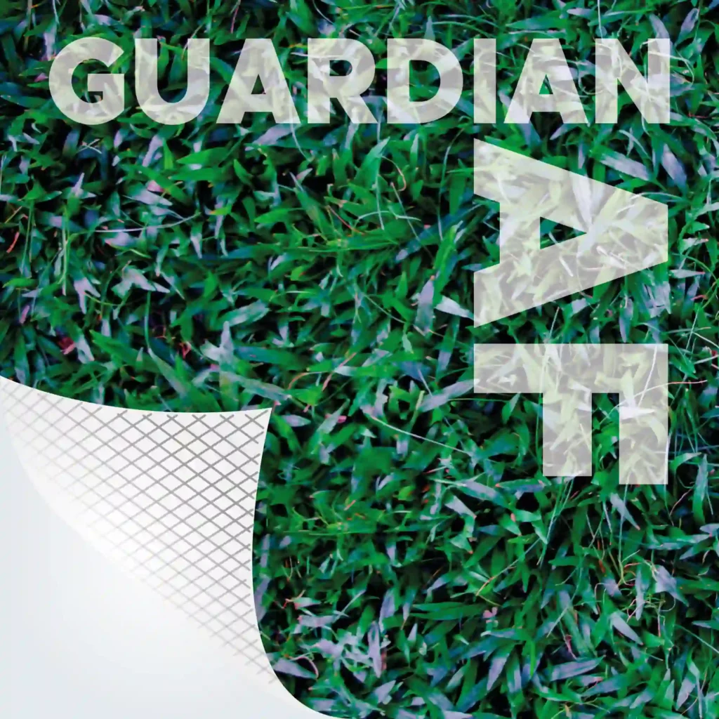 Guardian Print AF is a non-PVC, polypropylene printing film with an air-free self-adhesive for easy to apply, bubble-free, dry applications. Chlorine and Phtalate free, this print film is a more environmentally concious graphics product, hence the printed poster graphic of bright grass to reflect a 'greener' product.