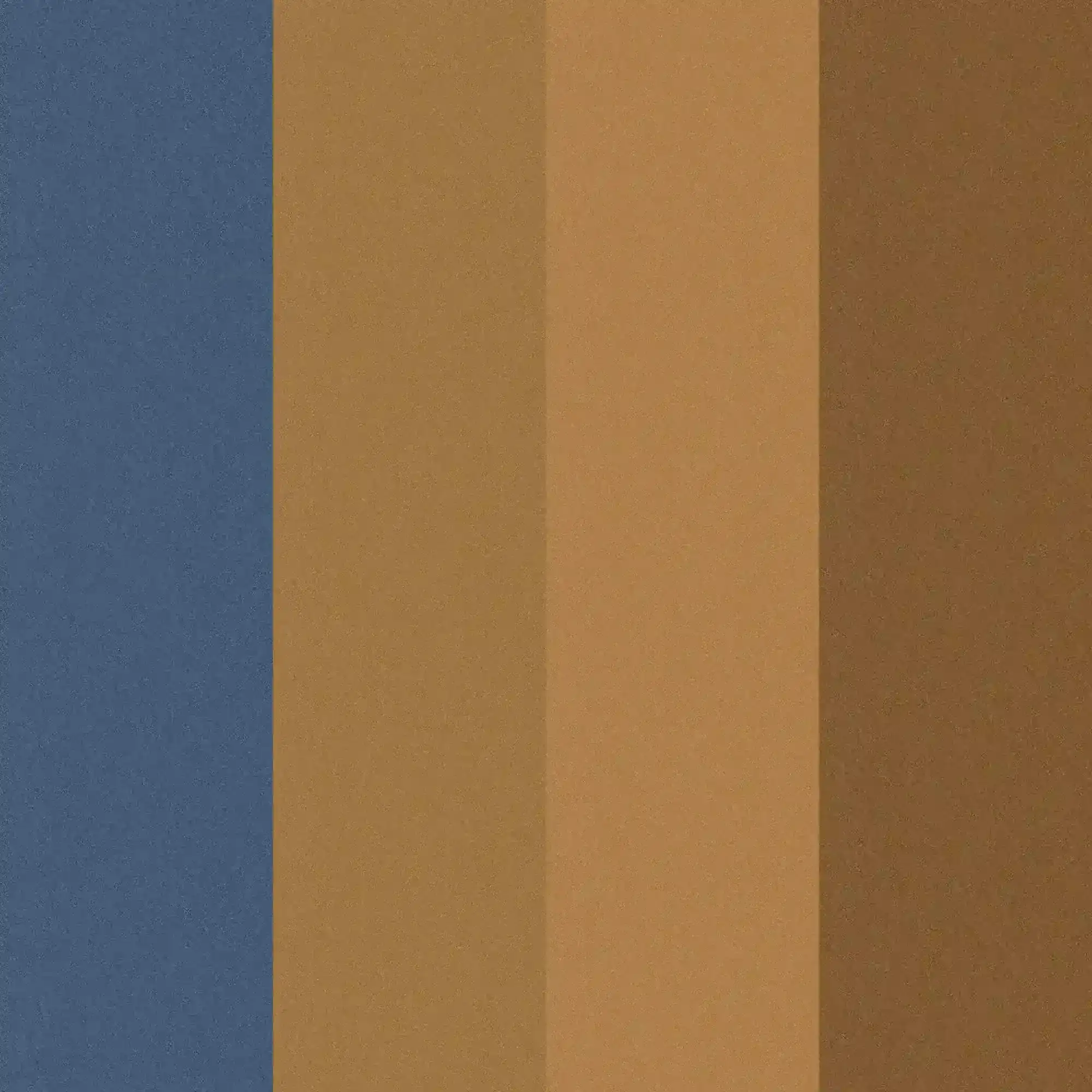 KPMF K70900 Opaque Metallic Series offers 4 self-adhesive sign vinyl colours, each with a metal sparkle effect and used for long-term applications over curved and flat surfaces. From left to right of the image: K70963 Light Blue, K70935 Sahara Gold, K70936 Summer Gold and K70937 Bronze.