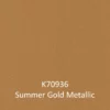 KPMF K70936 Summer Gold, metallic sign vinyl colour sample.
