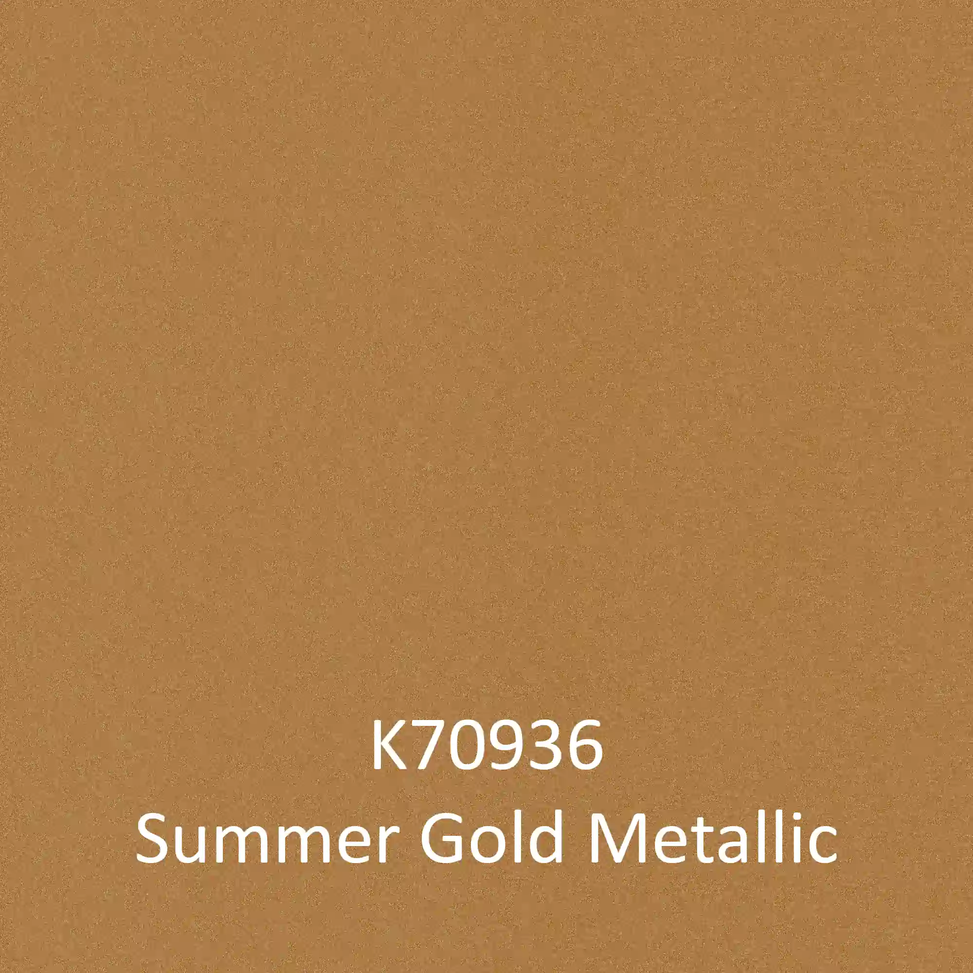 KPMF K70936 Summer Gold, metallic sign vinyl colour sample.