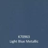 KPMF K70963 Light Blue, metallic sign vinyl colour sample.