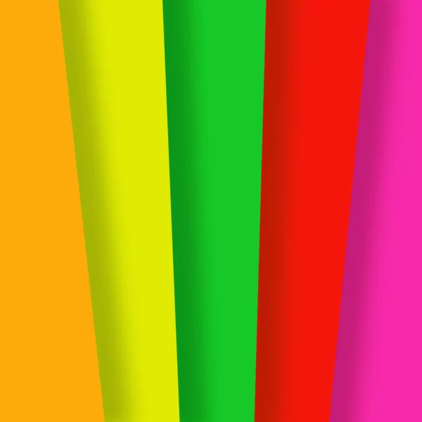 Mactac MACal 8000 Fluorescent Series of bright matt sign vinyls, available in 5 matt fluo colours shown here side by side, from left to right: 8002 Orange, 8004 Yellow, 8044 Green, 8054 Red and 8056 Magenta.