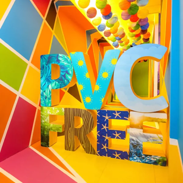 Mactac LF 8510 CS PP, PVC-free print laminate for self-adhesive graphics applied to various printed items in this box room to protect the prints and extend lifespan of the printed vinyls.