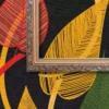 Framed display of Mactac WW Canvas textured wall print vinyl, showcasing its artistic, canvas-like finish—perfect for creative interior décor and custom wall art installations.