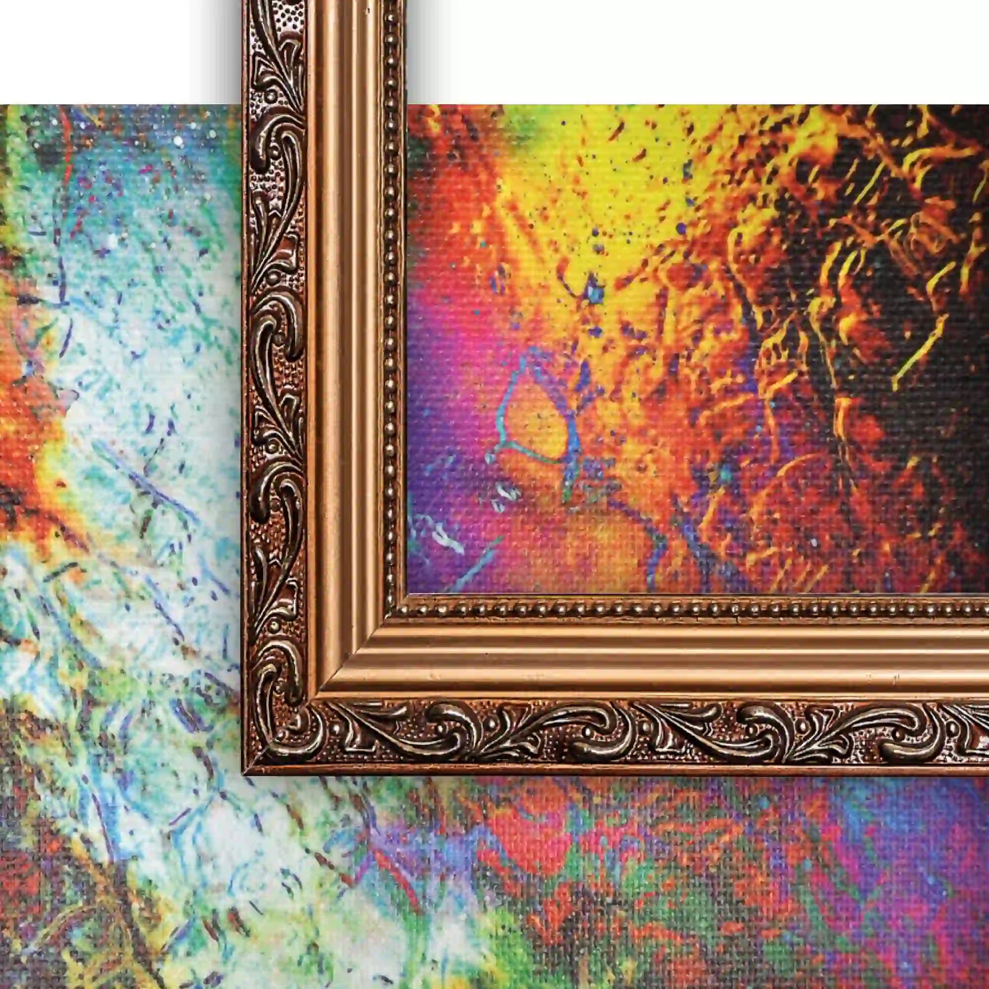 Sihl 3609 Picasso digital print fabric for artist reproduction prints with a canvas texture that can be framed without cracking at the edges.