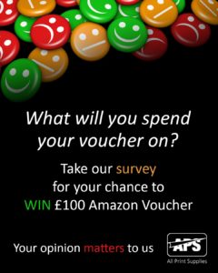 Take our Customer Survey and eneter into our proze draw for a £100 Amazon Voucher.